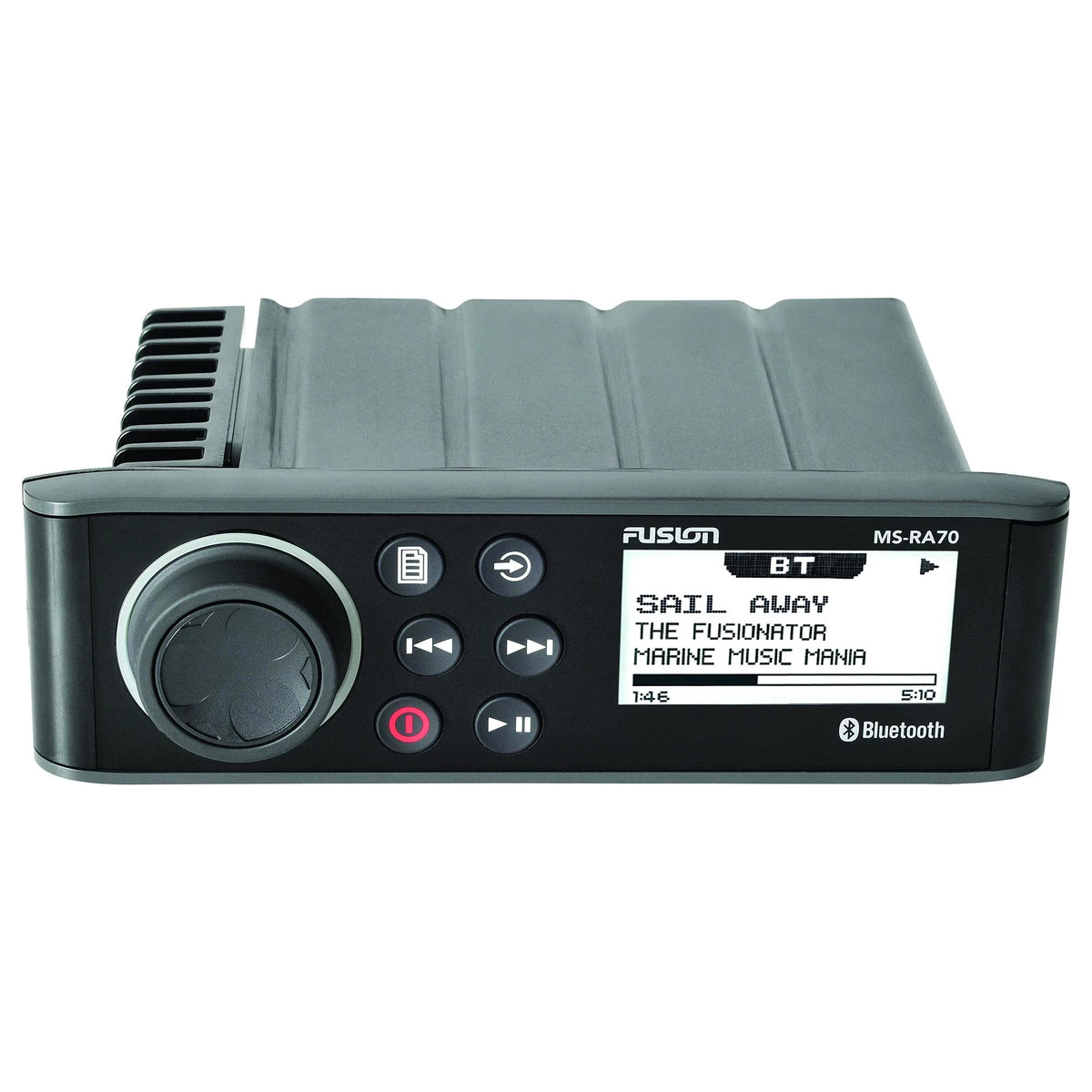Marine AM/FM/BT Stereo with 1 Pair 6.5" RGB Marine Coaxial Speakers Q6344