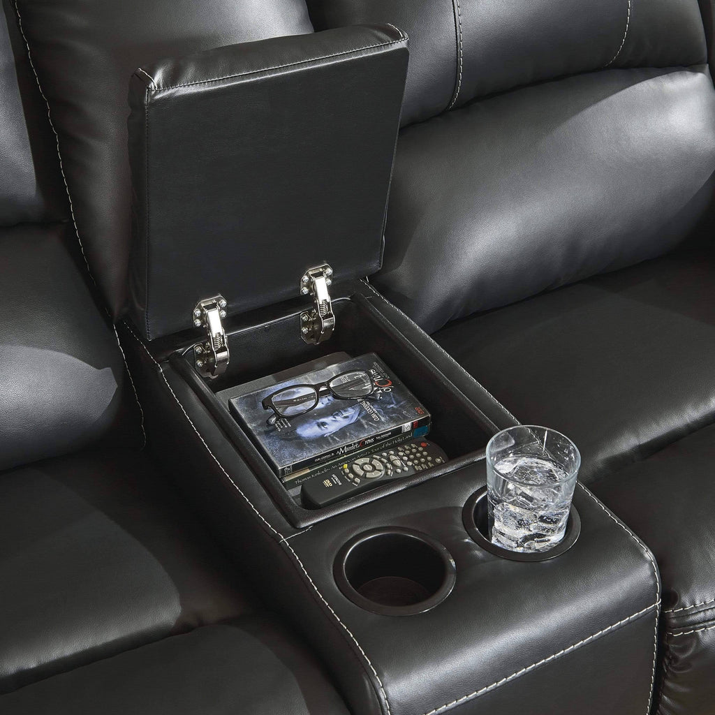 Reclining Loveseat with Console P68557
