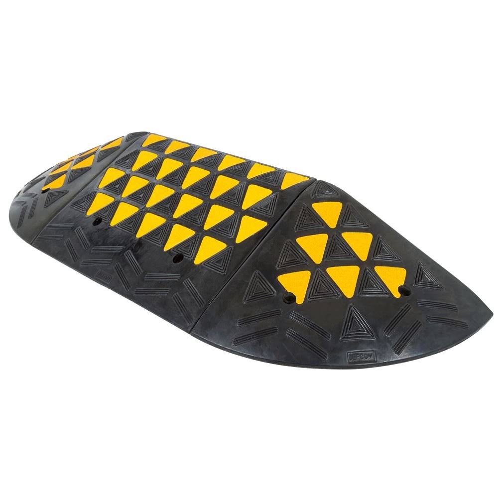 Rubber Curb Ramp with Round End Caps F476844