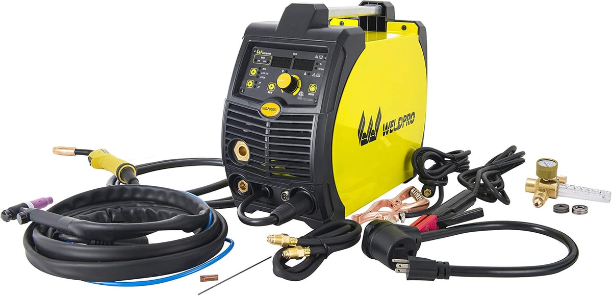 200 Amp Inverter Multi Process Welder Dual Voltage 220V/110V Mig Tig Arc Stick 3 in 1 Welding Machine A10026