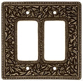 Antique Brass Wall Plate W392