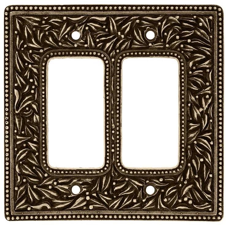 Antique Brass Wall Plate W392