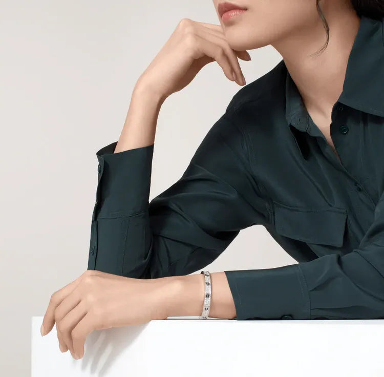 Ceramic Diamond-Paved Bracelet M89598