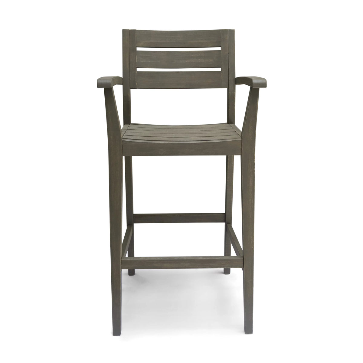 Acacia Wood Barstool Set of 2 T418050