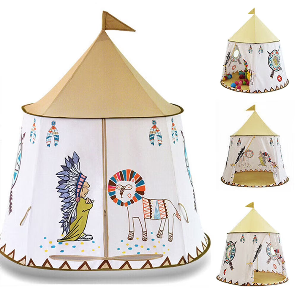 Indian Teepee Kids Playhouse with Carrying Bag O244