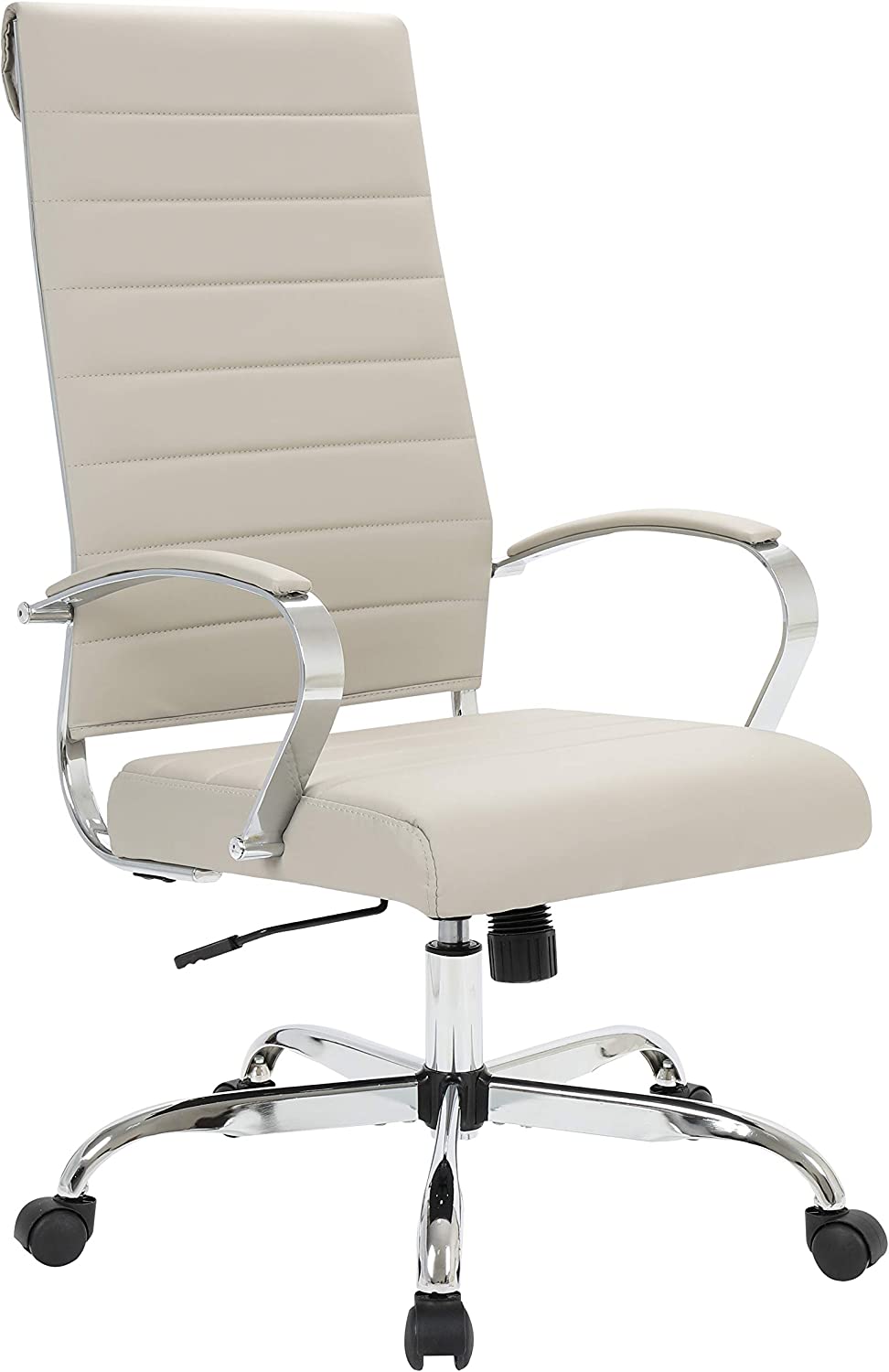 Tan Leather Swivel Office Chair I499