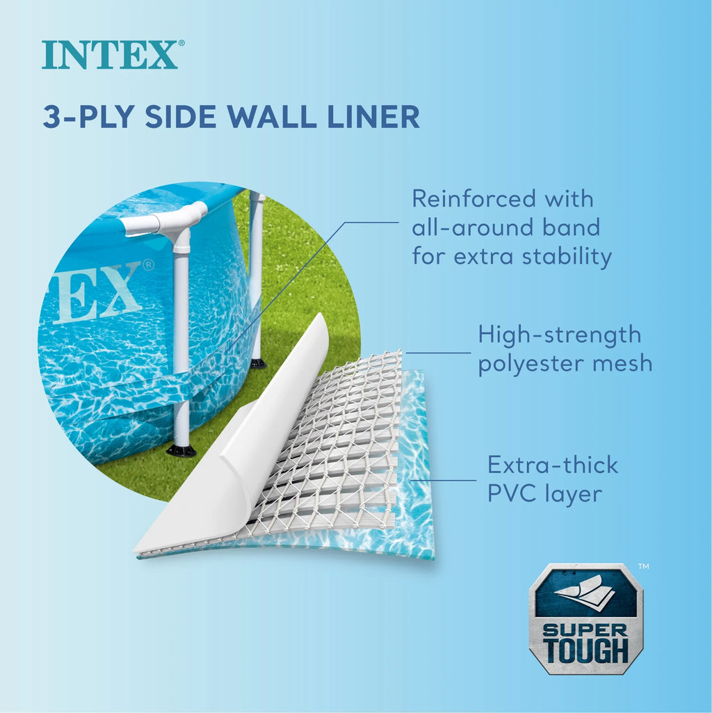 10' x 30 Above Ground Steel Frame Swimming Pool V4856