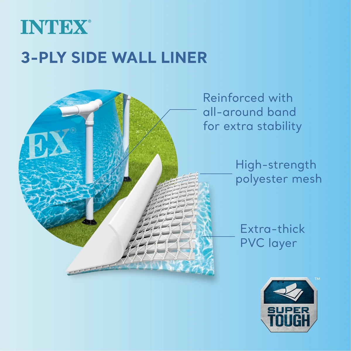 10' x 30 Above Ground Steel Frame Swimming Pool V4856