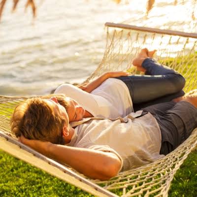 13 ft. Double Hand Woven Oatmeal Polyester Rope Hammock D772