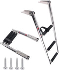 Stainless Steel Telescoping Boat Ladder Swim Step, 900 Pound Capacity, Pack of 2 T76739