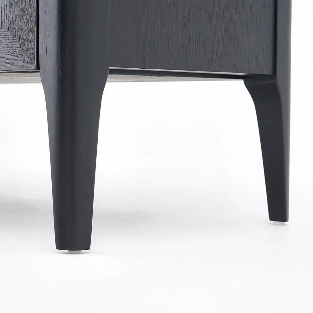 Black Sideboard Buffet with Sintered Stone Top F186
