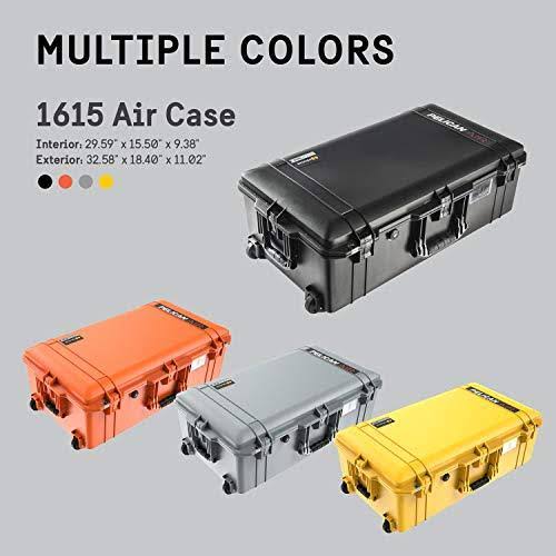 Black Wheeled Check-in Case With Foam D3860