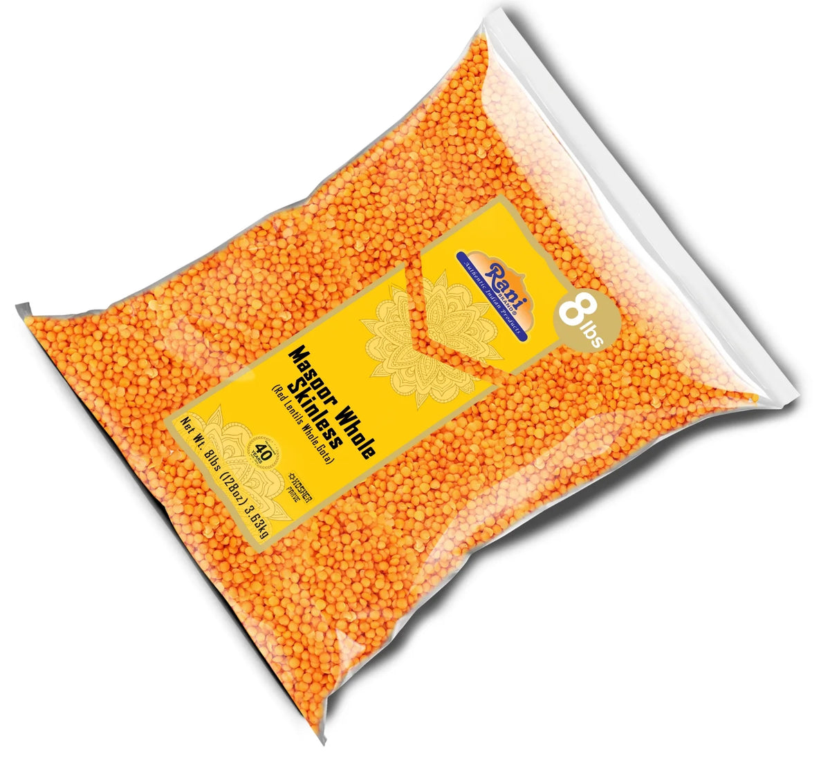 Red Lentils 128oz (8lbs) 3.63kg Bulk V1785
