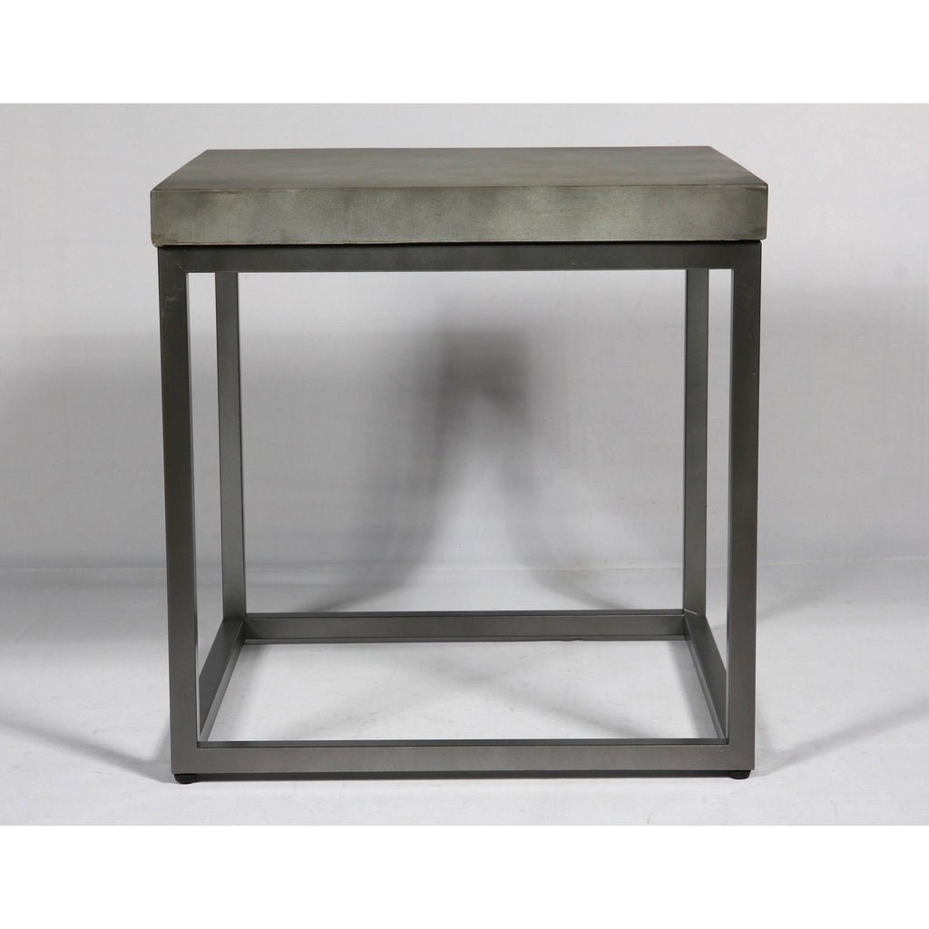 Concrete Finish End Table S2716