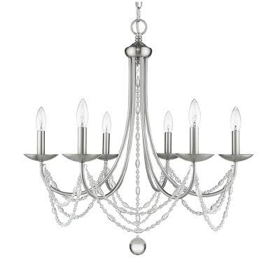 6 Light Candle Style Chandelier A71511