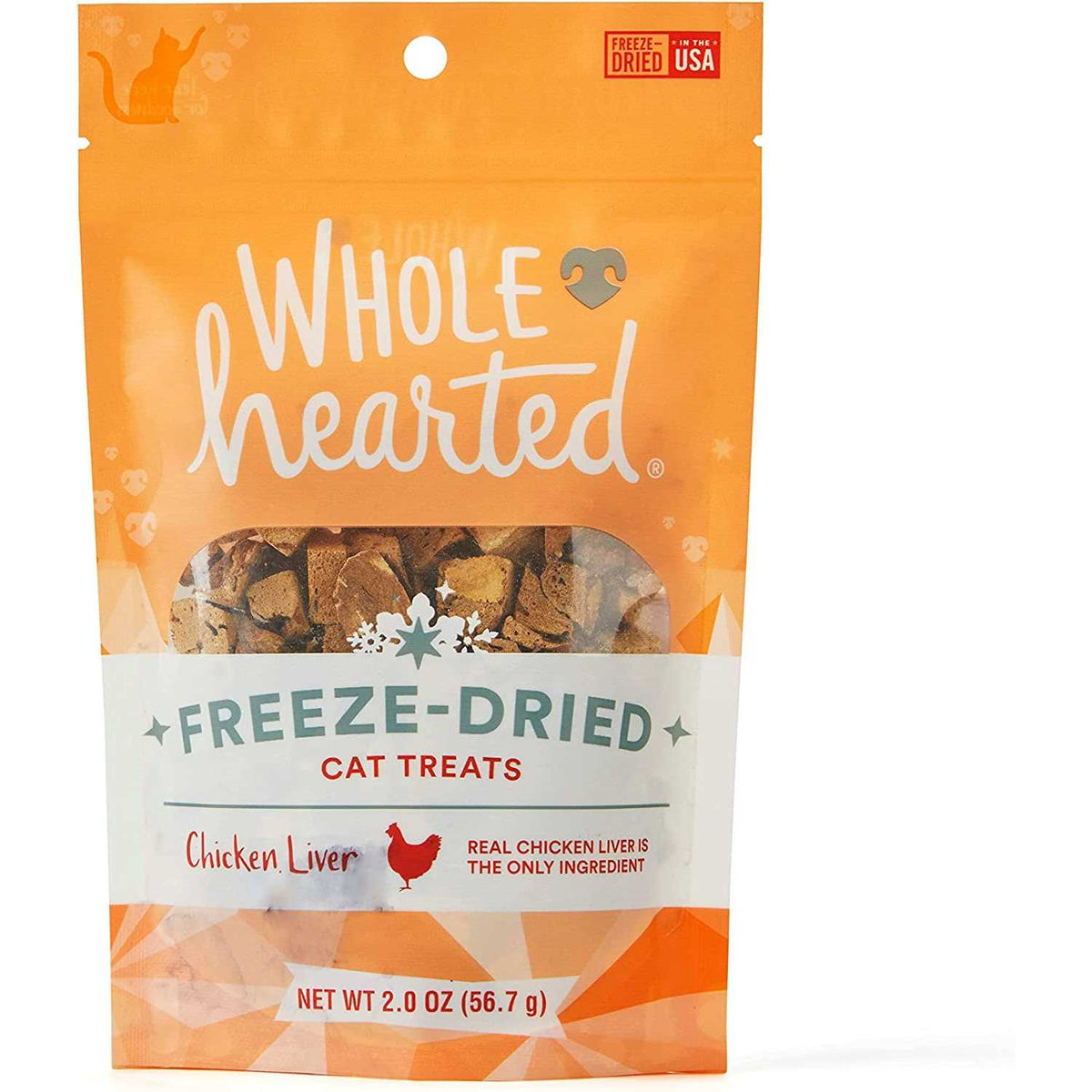 Chicken Liver Freeze-Dried Cat Treats D8541