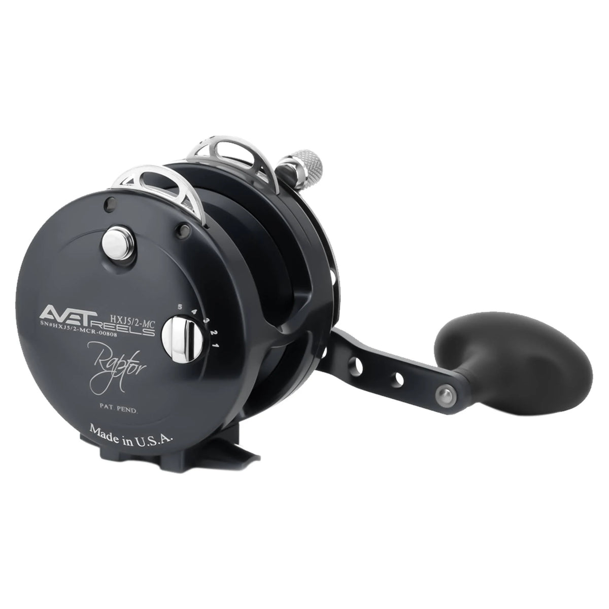 Black Two-Speed Lever Drag Casting Reel X51775