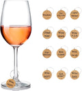 12 Pieces Wine Glass Charms Drink Markers H47236