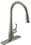 Vibrant Stainless Pull-Down Faucet with Soap Dispenser W946651