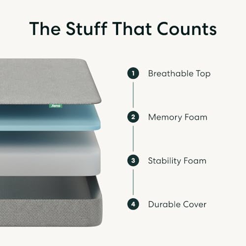 6" Full Foam Medium Firm Mattress in a Box I8285