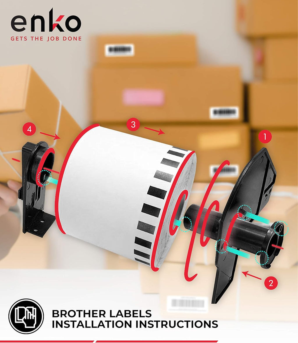 Shipping Labels 4 x 6 inch 12 Rolls 2400 Labels G67922