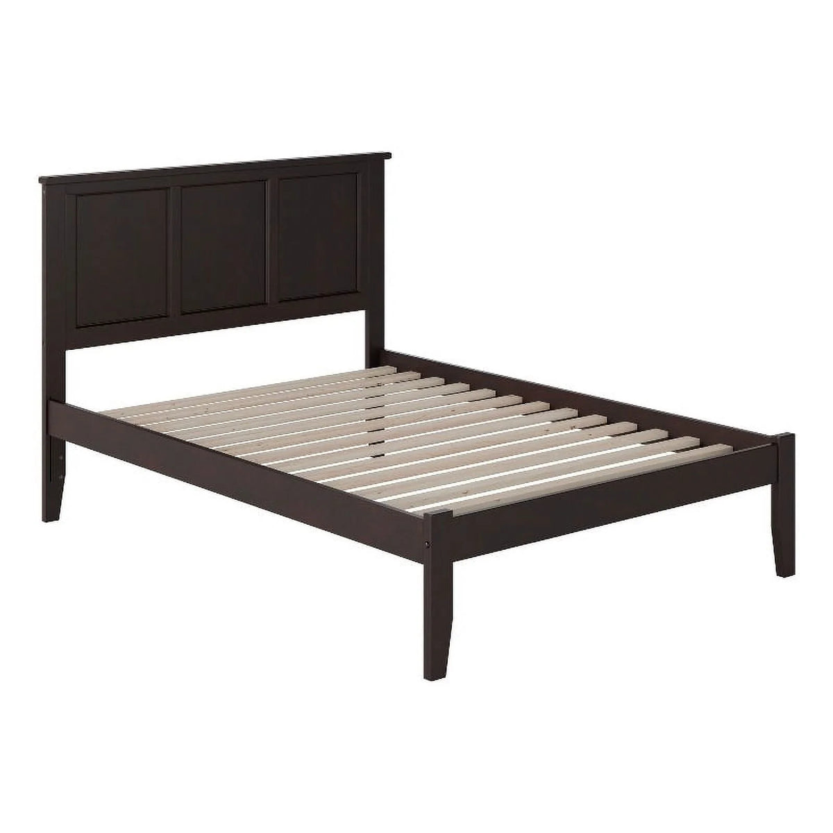 Solid Wood Full Platform Bed with USB Y7663