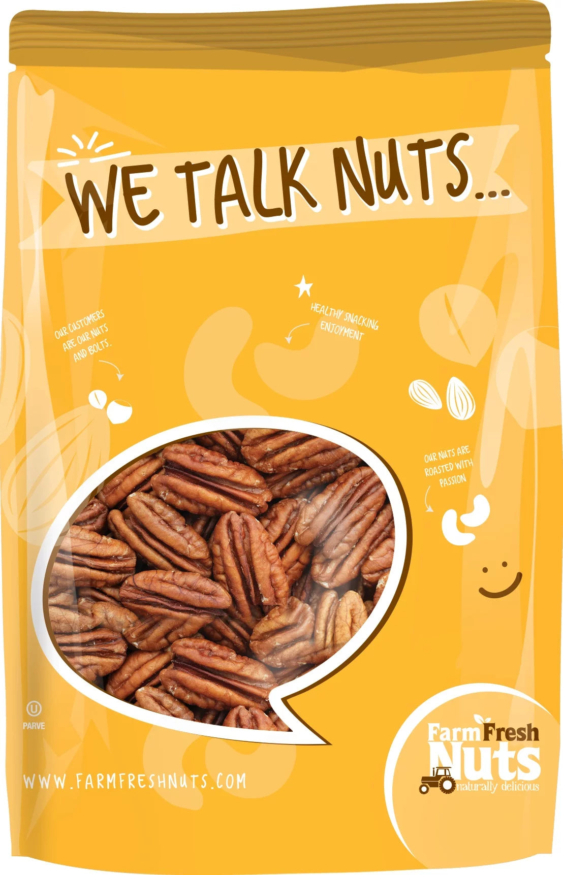 Dry Roasted Salted Pecans U219