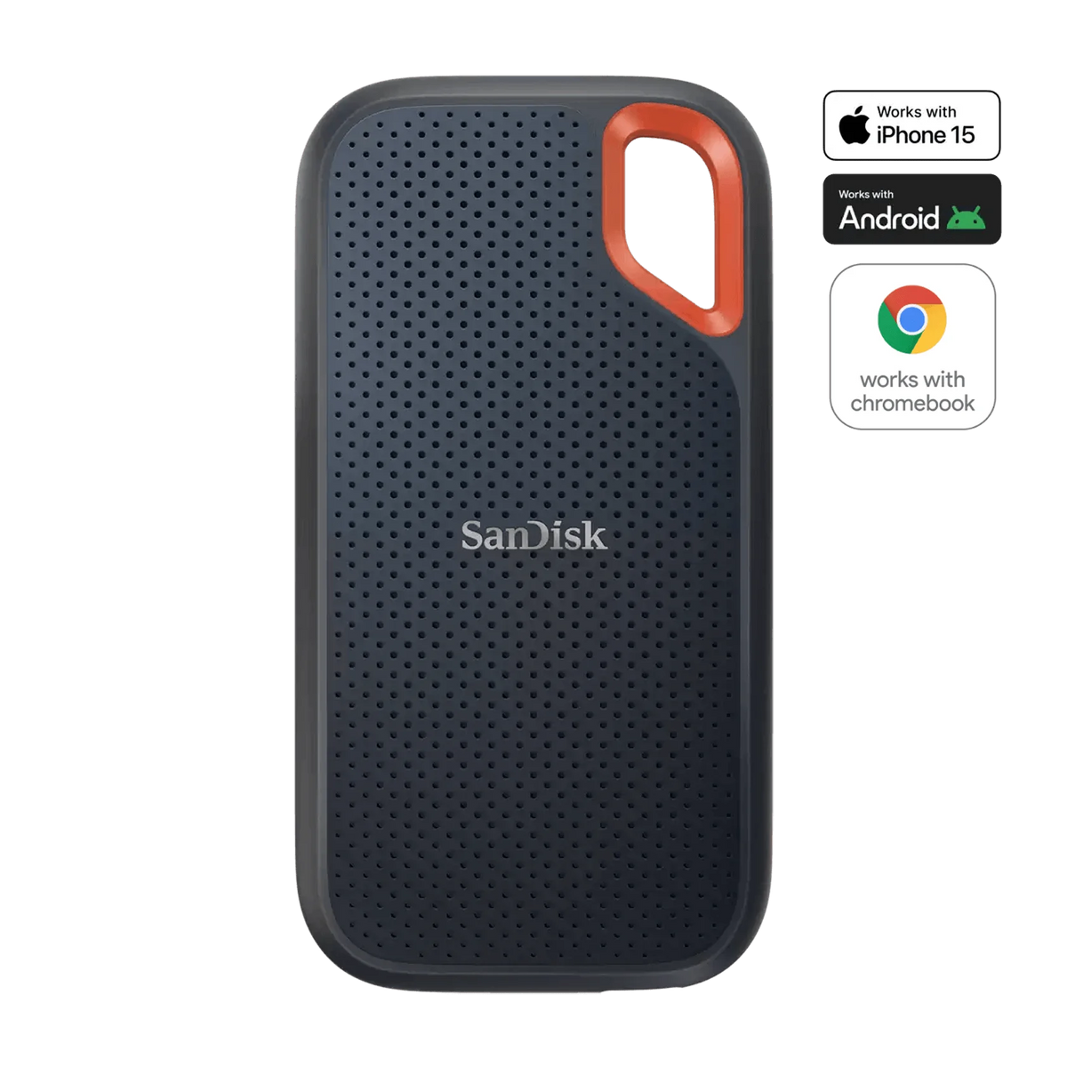 1TB External Solid State Drive Black with USB-C D511631