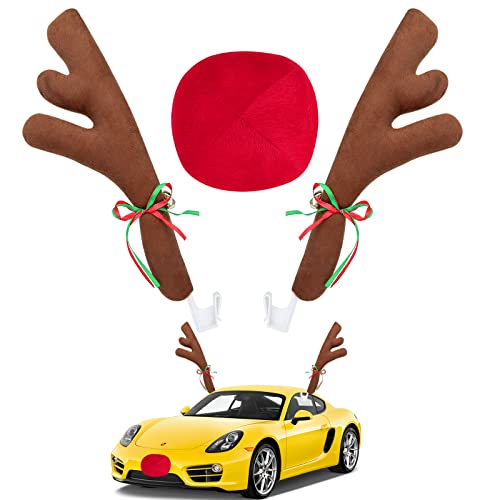 Car Reindeer Antler and Nose Kit Decoration Set B873467