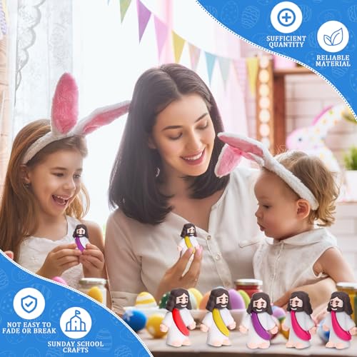 100 Pack Mini Jesus Figurines Multicolor F999150