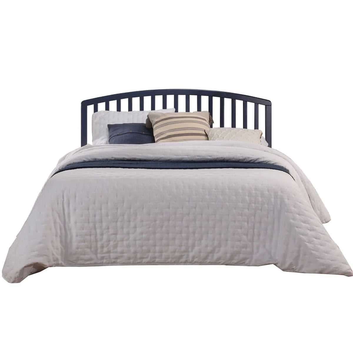 Navy Arched Wood Full/Queen Headboard Z9137