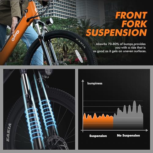 26" Step-Through Electric Bike with Removable Battery V246