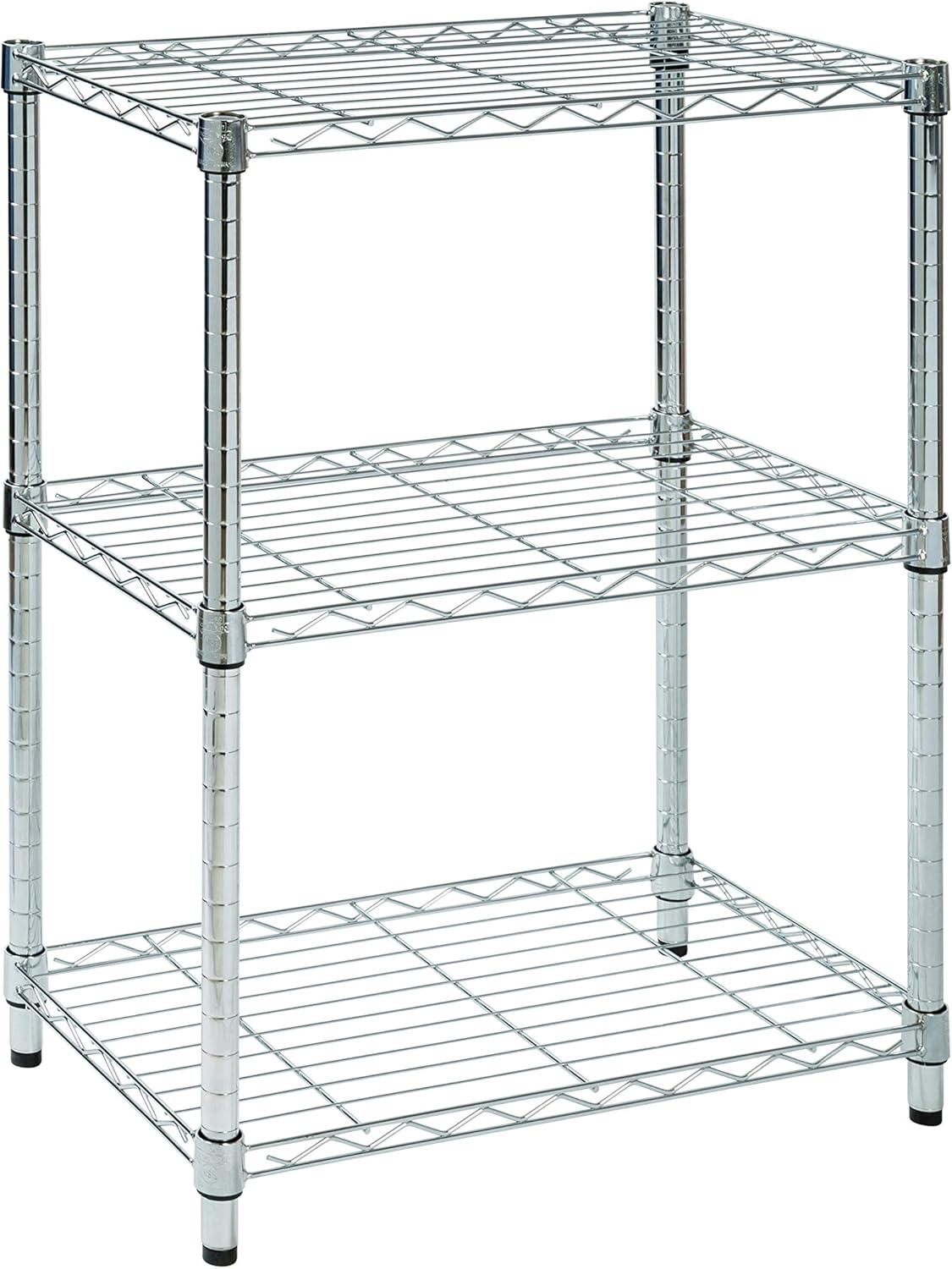 5-Tier Chrome Heavy-Duty Adjustable Shelving Unit T57371