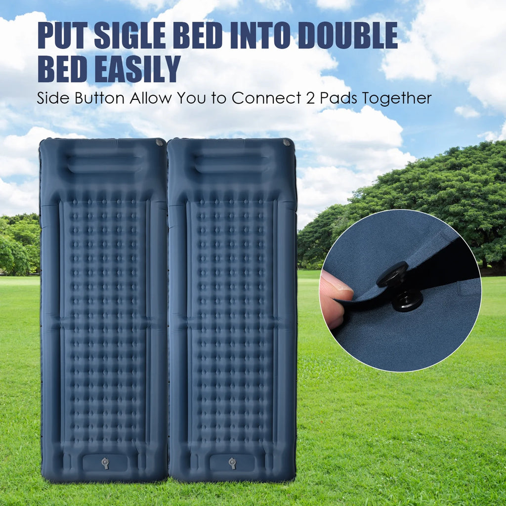 Inflatable Sleeping Pad 4 Inch Air Mattress Y272
