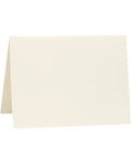 Folded Card 5 1/2 x 8 1/2 Natural White 100% Cotton 50 Qty C42976