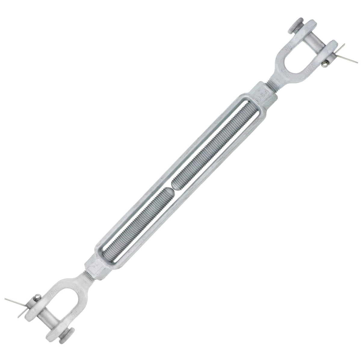 1 x 12 Hot Dip Galvanized Jaw x Jaw Turnbuckle K6891