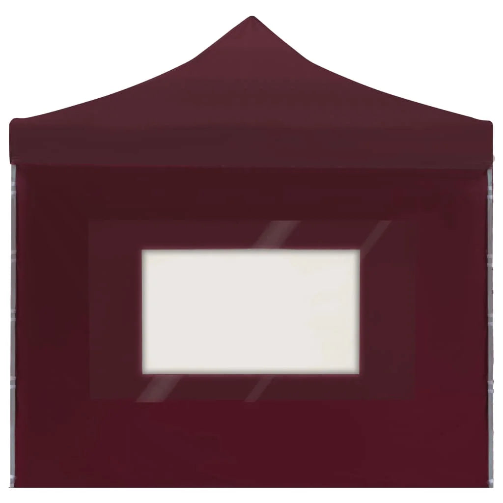 Wine Red Aluminum Folding Party Tent with Walls B901814