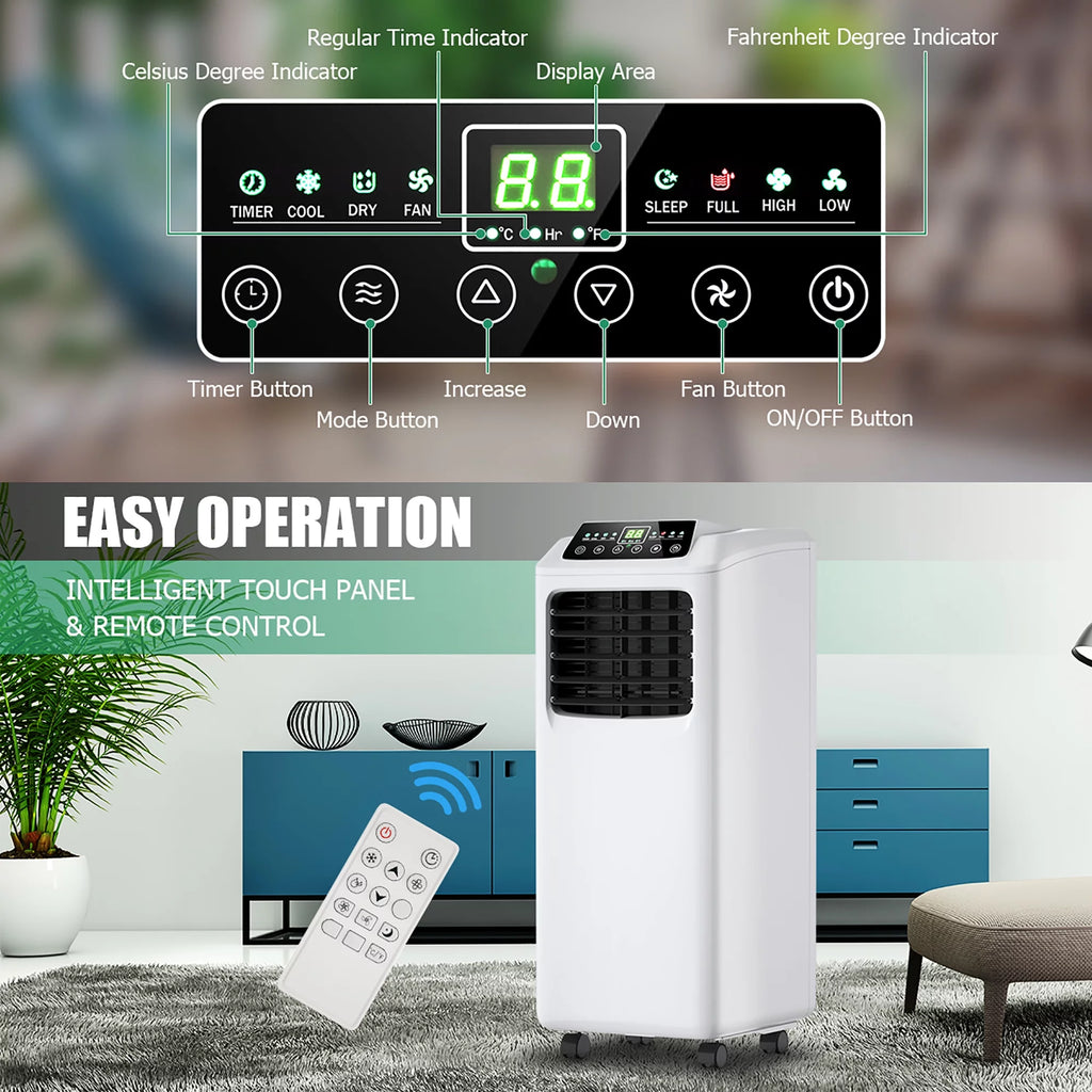 5500 BTU Portable Air Conditioner & Dehumidifier with Window Kit L887