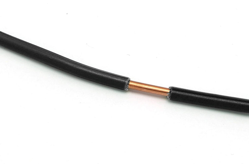 10 AWG Insulated Solid Copper THHN/THWN Wire 600 Volts Black Y35564
