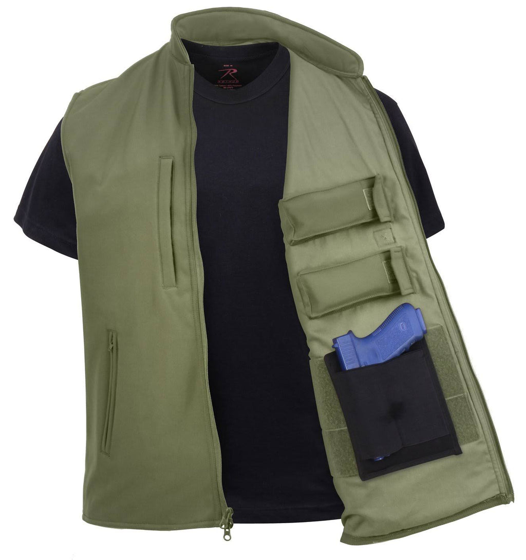 Black 4XL Soft Shell Vest A79417