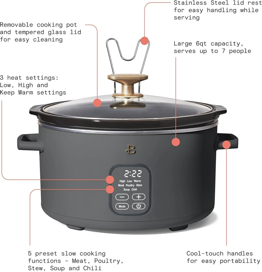6 Quart Programmable Slow Cooker Z6607