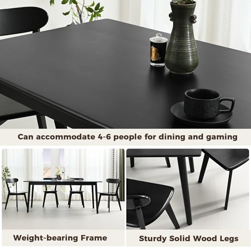 Walnut Solid Wood Square Dining Table H1475