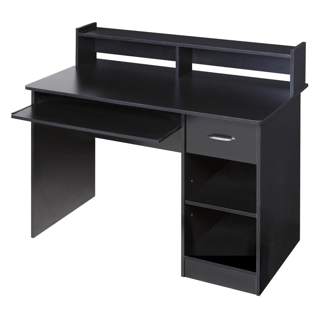 Computer Desk Hutch with Pull-Out Keyboard O555