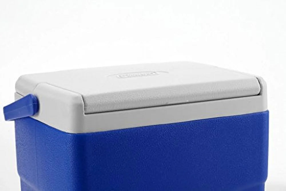 9 Quart Blue White Cooler U329