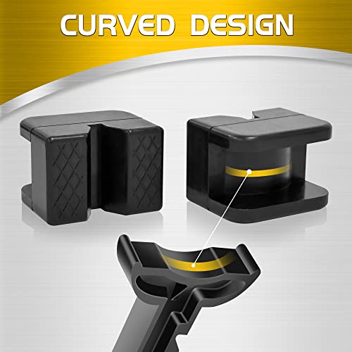 Universal Rubber Jack Stand Pads, 4 Pack J6386