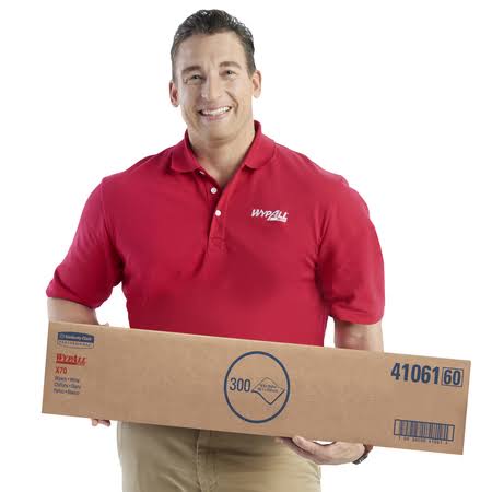 White 29 4/5 x 16 3/5 Wipers, 300/Carton D7808