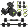 Adjustable Dumbbells Set 4 in 1 Non-slip Handles E481