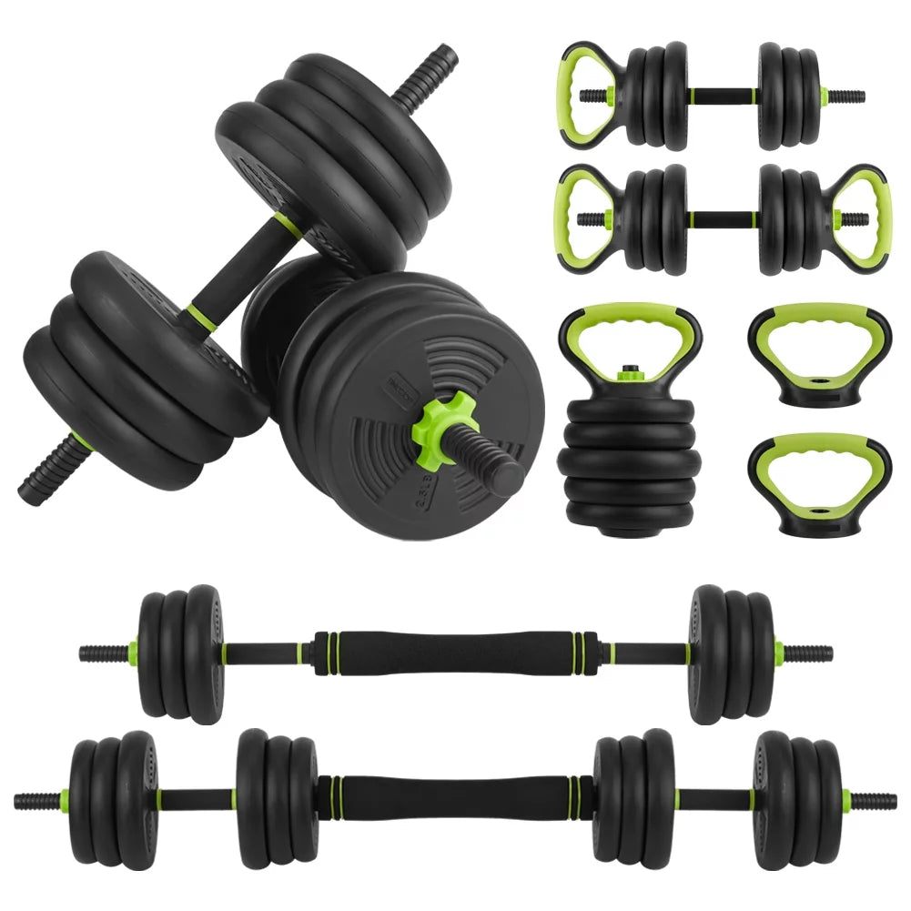 Adjustable Dumbbells Set 4 in 1 Non-slip Handles E481