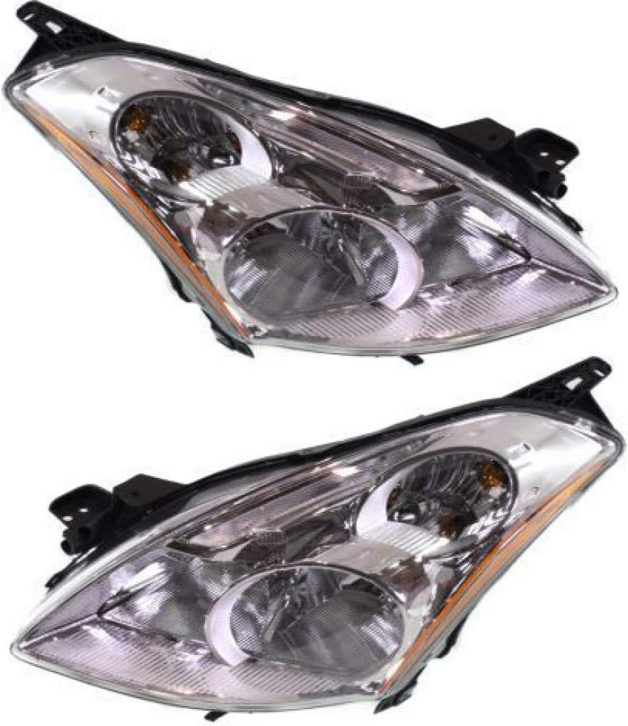 Headlight Assembly for Nissan Altima 2010 2011 2012 Driver and Passenger Side Pair Halogen F277