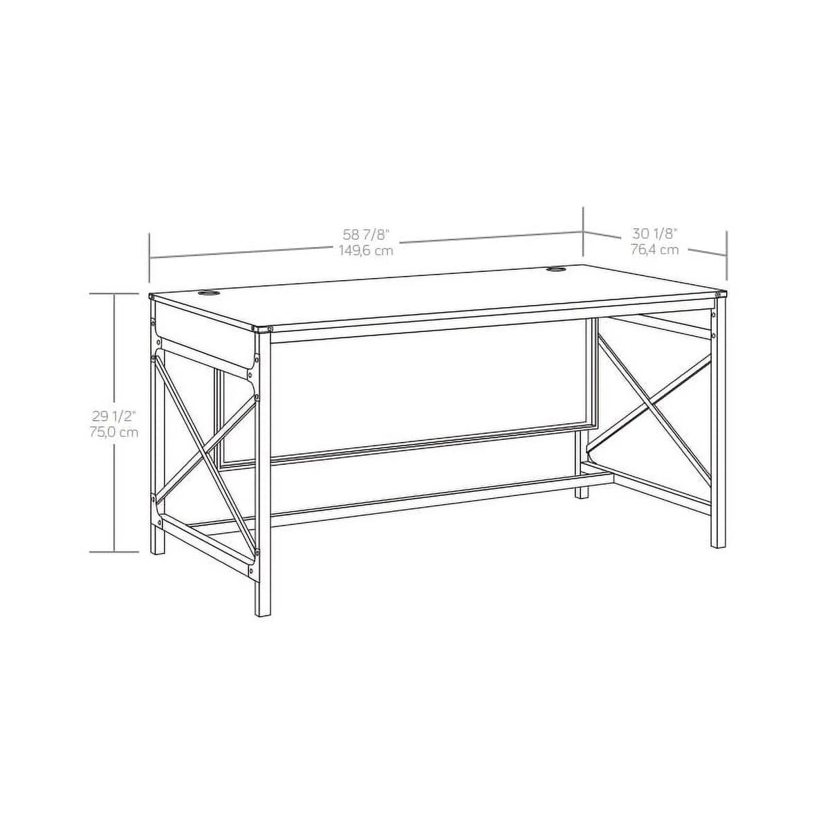 Engineered Wood Metal 60x30 Table Desk R57365
